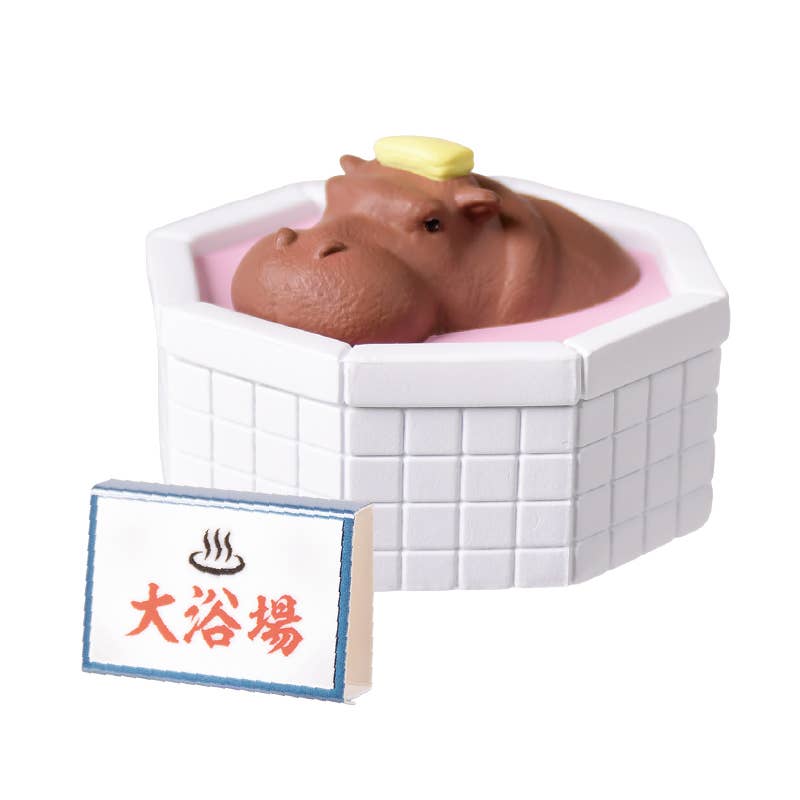 Hakubundo Hidden Hot Springs Currently Taking a Bath Surprise Figure Blind Box Kawaii Gifts 4570198787749