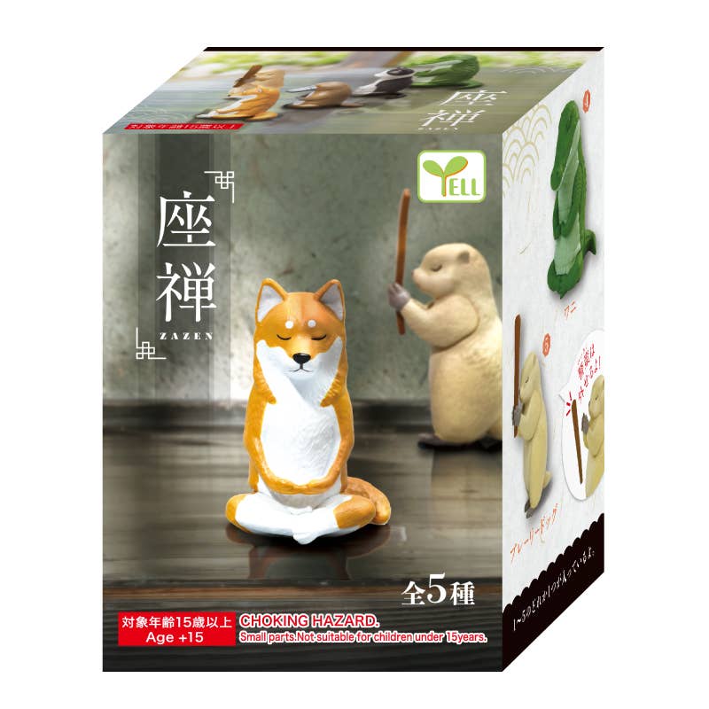 置物　インバウンドのお土産にぜひ　7セット Zazen Animals Surprise Box – Kawaii Gifts