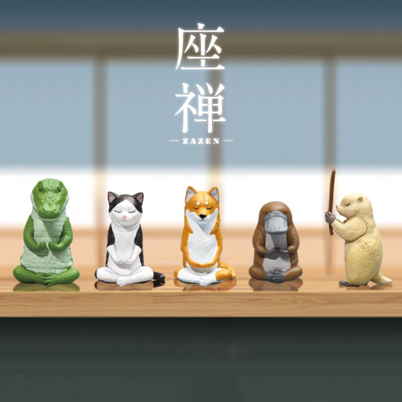 Hakubundo 【Japanese Blind box】Zazen Various animals Surprise Box Kawaii Gifts