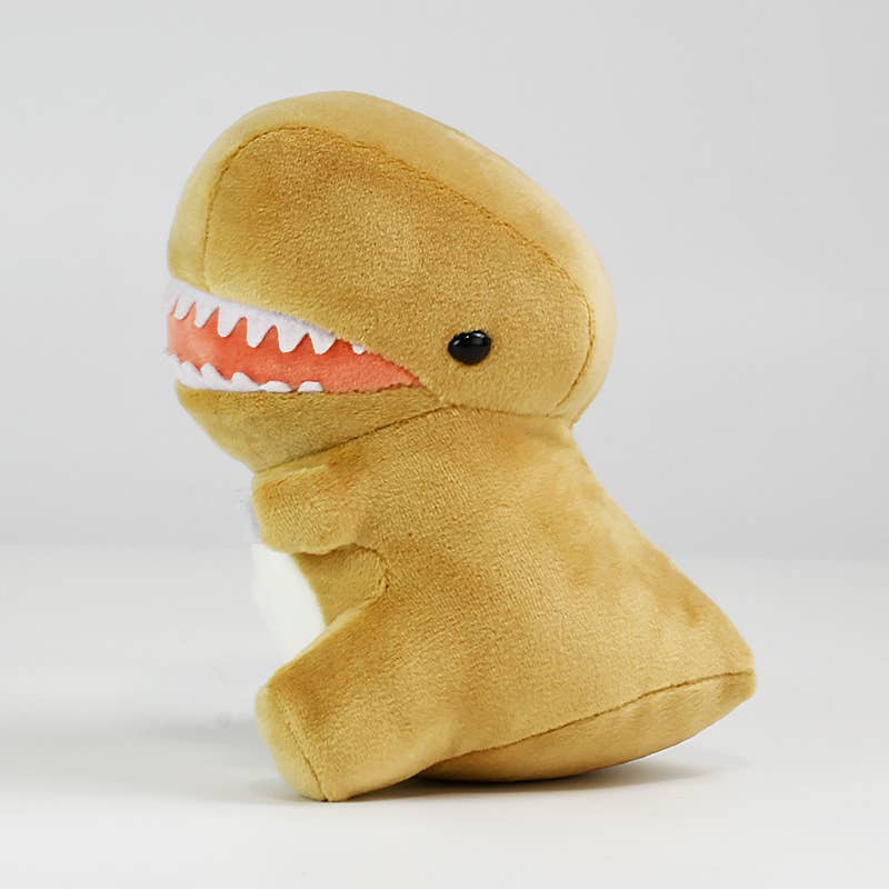 Hakubundo 【Japanese】MOCHIFUWA YURUYURU DINOSAUR T-Rex Brown Kawaii Gifts 4573553076472