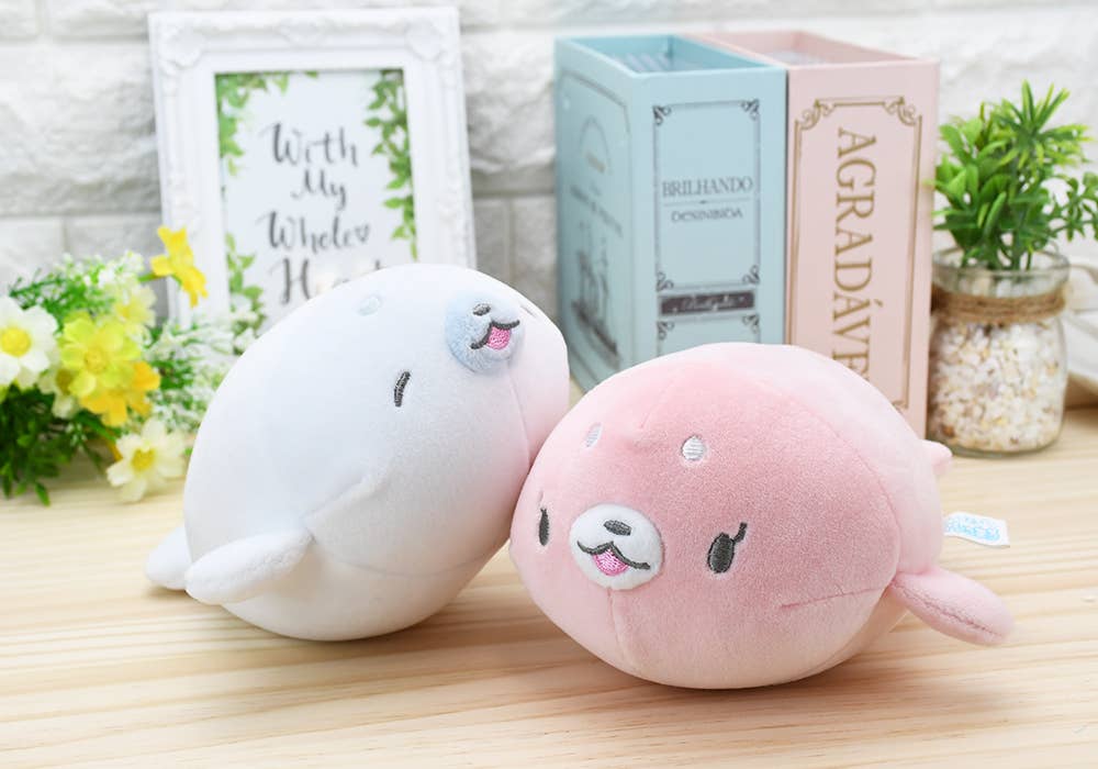 Hakubundo MOCHIFUWA MARSHMALLOW FRIENDS!  SEAL SERIES Seal Blue Kawaii Gifts 4589469832286