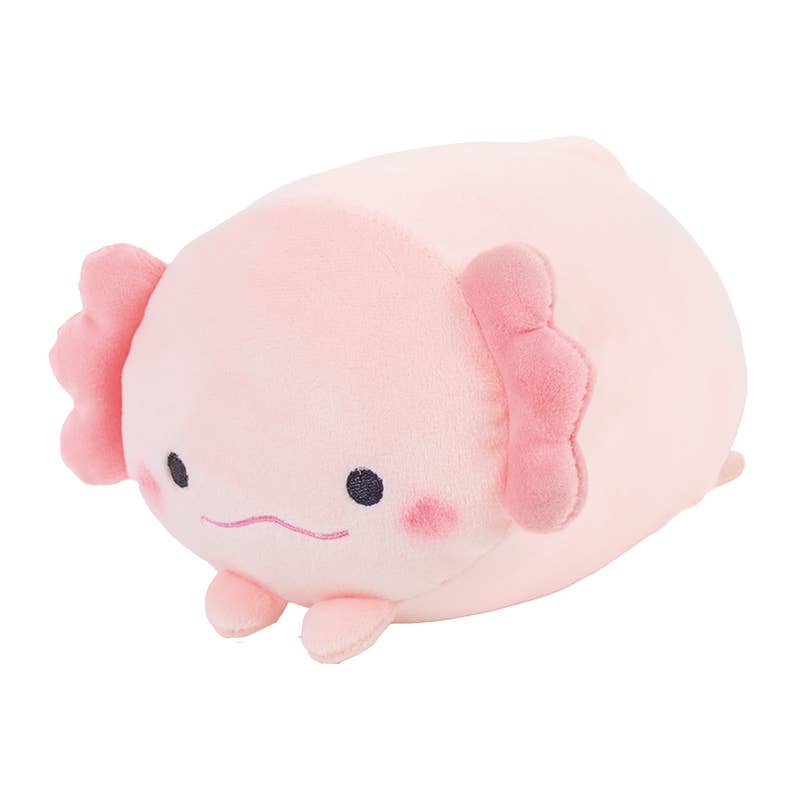 Hakubundo 【NEW PLUSH】MOCHIFUWA KORO KORO AQUARIUM FRIENDS! NEW Axolotl NEW Kawaii Gifts 4573553077790