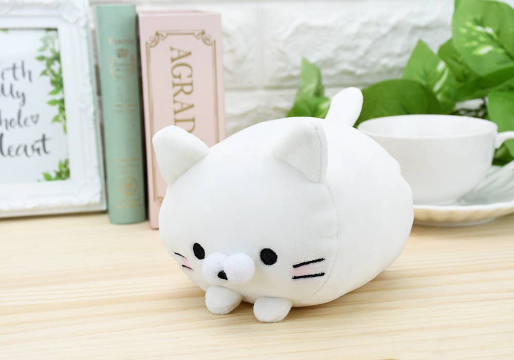 Hakubundo Yell Mochifuwa Koro Koro Meow Friends 5.5" Plushies Kawaii Gifts