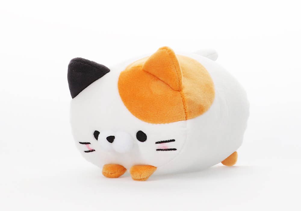 Hakubundo Yell Mochifuwa Koro Koro Meow Friends 5.5" Plushies Brown Kawaii Gifts 4589469832316