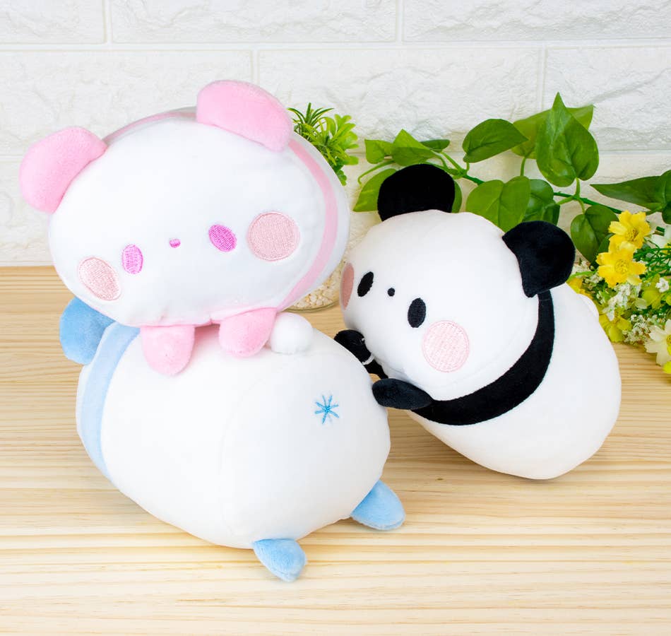 Hakubundo Yell Mochifuwa Koro Koro Panda Friends 5" Plushies Kawaii Gifts 4589469832347