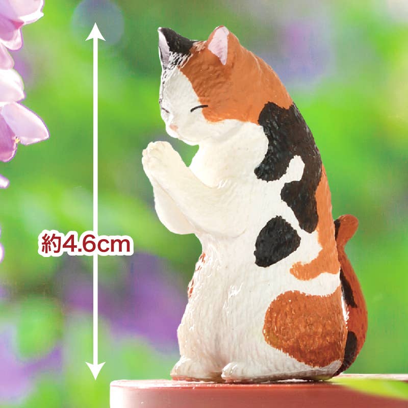 Hakubundo PRAYER CAT 2 Surprise Mini Figure Blind Box Kawaii Gifts 4570198779621