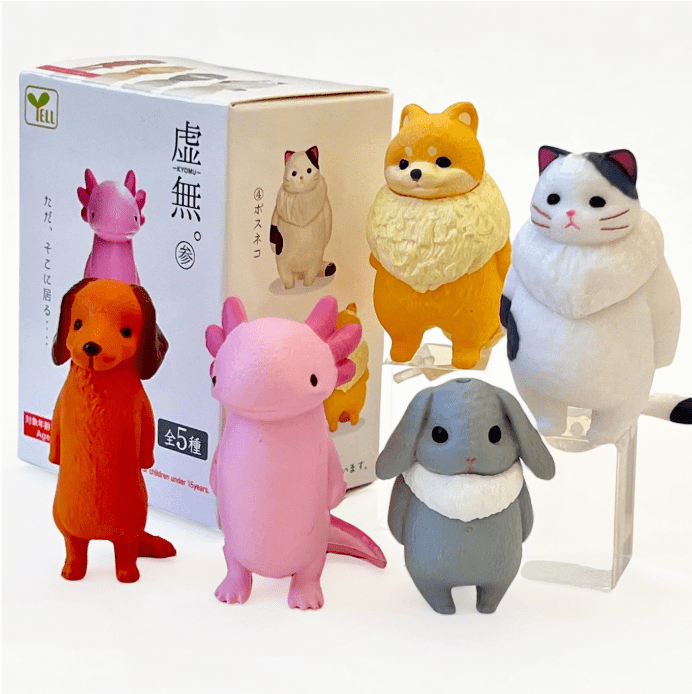 Hakubundo Emptiness Nihility Animals -KYOMU- 3 Surprise Box Kawaii Gifts 4573553078032