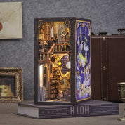 Hands Craft DIY Book Nook Kit: Nebula Common Room with Dust Cover Kawaii Gifts