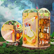 Hands Craft DIY Book Nook Kit: Mole's Apartment with Dust Cover Kawaii Gifts 810101581229