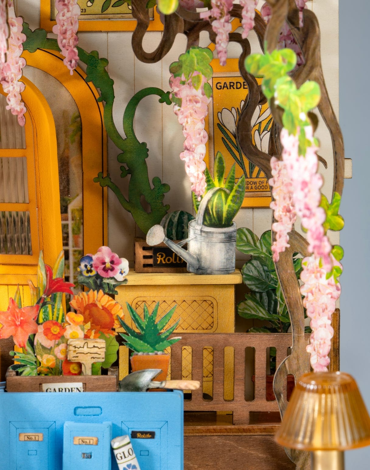 Hands Craft DIY Miniature House Book Nook Kit: Garden House Kawaii Gifts