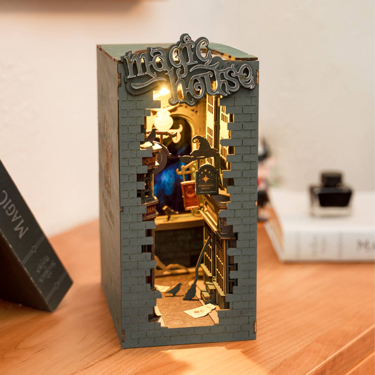Hands Craft DIY Miniature House Book Nook Kit: Magic House Kawaii Gifts