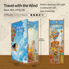 Hands Craft DIY Miniature House Book Nook Kit: Travel with the Wind Kawaii Gifts