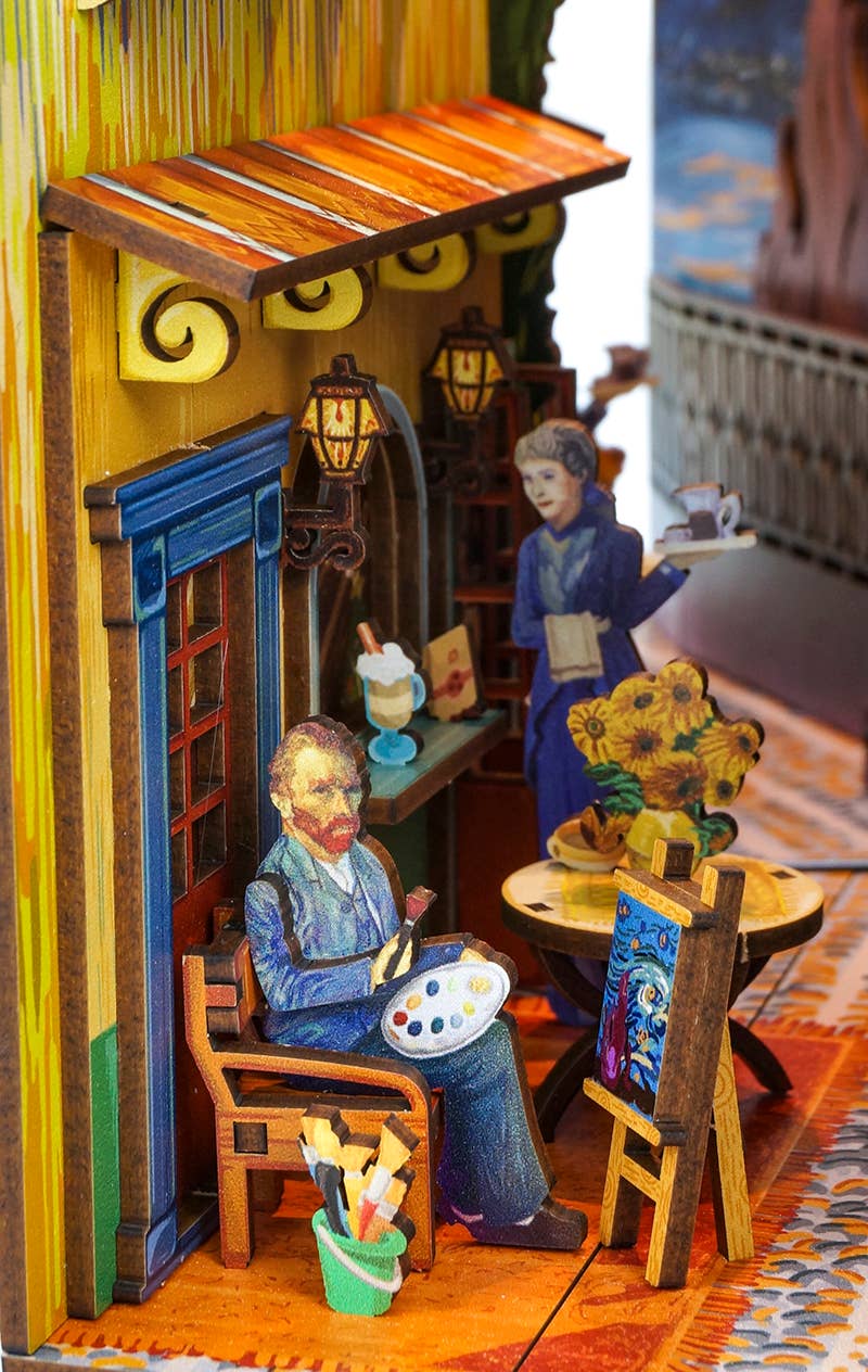 Hands Craft DIY Miniature House Book Nook Kit: Vincent's World Kawaii Gifts