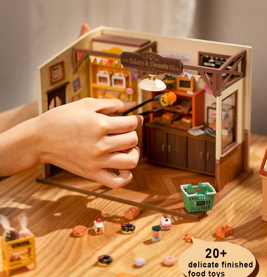 Hands Craft DIY Miniature House Kit: Becka's Baking House Kawaii Gifts
