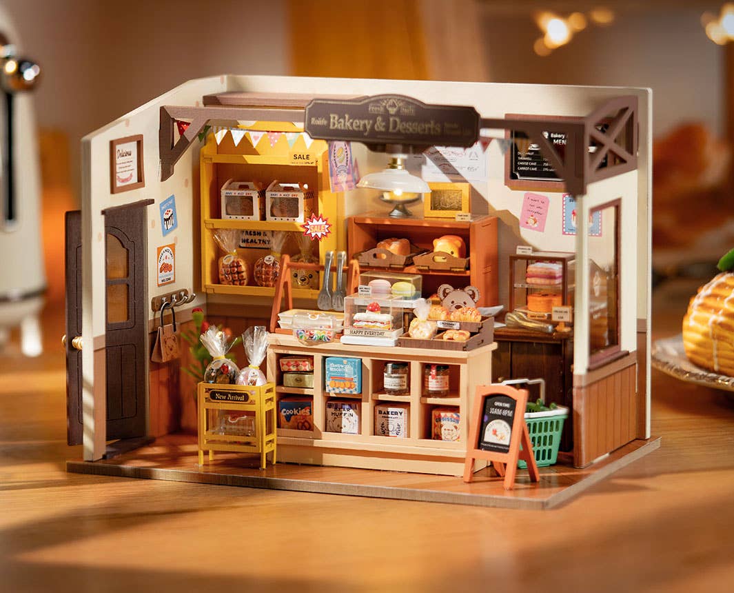 Hands Craft DIY Miniature House Kit: Becka's Baking House Kawaii Gifts
