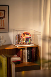 Hands Craft DIY Miniature House Kit: Corner Bookstore Kawaii Gifts 810101581250