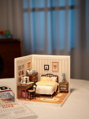 Hands Craft DIY Miniature House Kit: Cozy Living Lounge Kawaii Gifts 810101581106