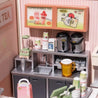 Hands Craft DIY Miniature House Kit: Double Joy Bubble Tea Kawaii Gifts