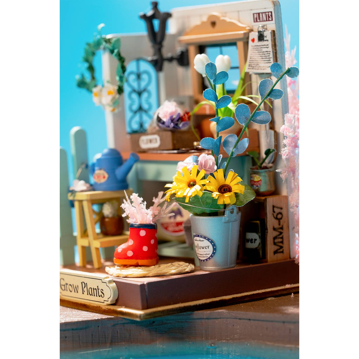 Hands Craft DIY Miniature House Kit: Dreaming Terrace Garden Kawaii Gifts