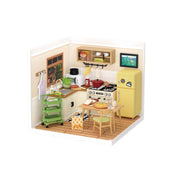 Hands Craft DIY Miniature House Kit: Happy Meals Kitchen Kawaii Gifts 810101581120