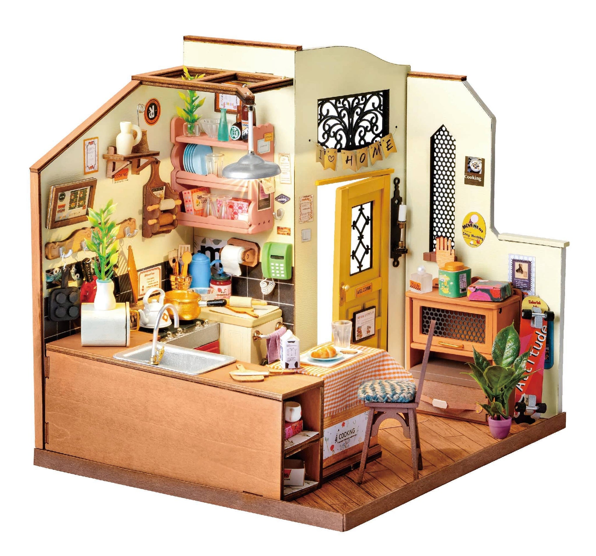 Hands Craft DIY Miniature Dollhouse Kit | Jason's Kitchen