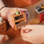 Hands Craft DIY Miniature House Kit: Homey Kitchen Kawaii Gifts