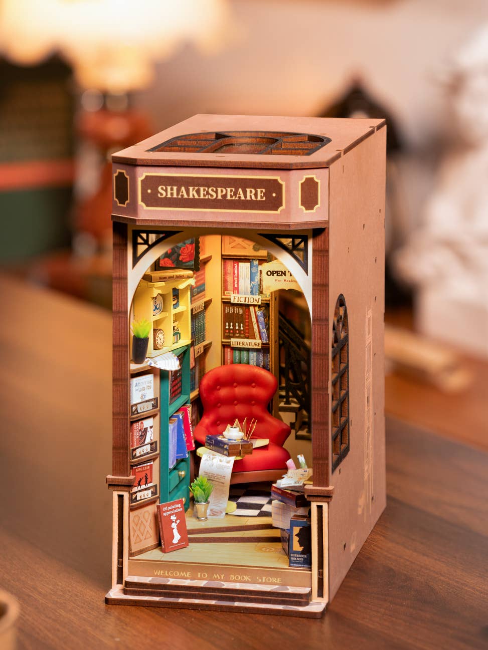 DIY Miniature Kit Book-Nook: Rose Detective Agency – Hands Craft