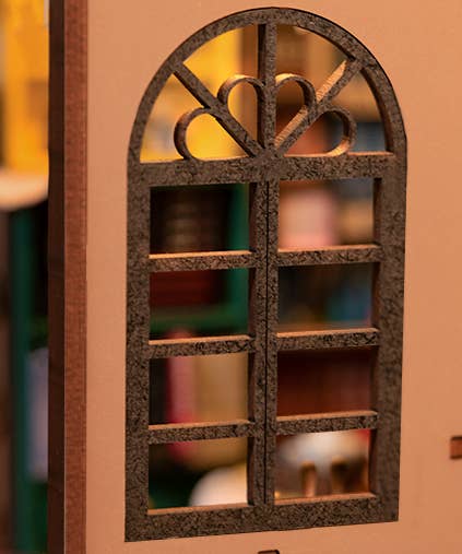Hands Craft DIY Miniature House Book Nook Kit: Bookstore Kawaii Gifts