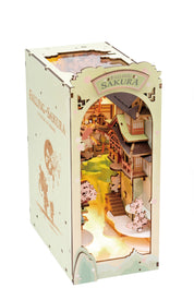 Hands Craft DIY Miniature House Book Nook Kit: Falling Sakura Kawaii Gifts