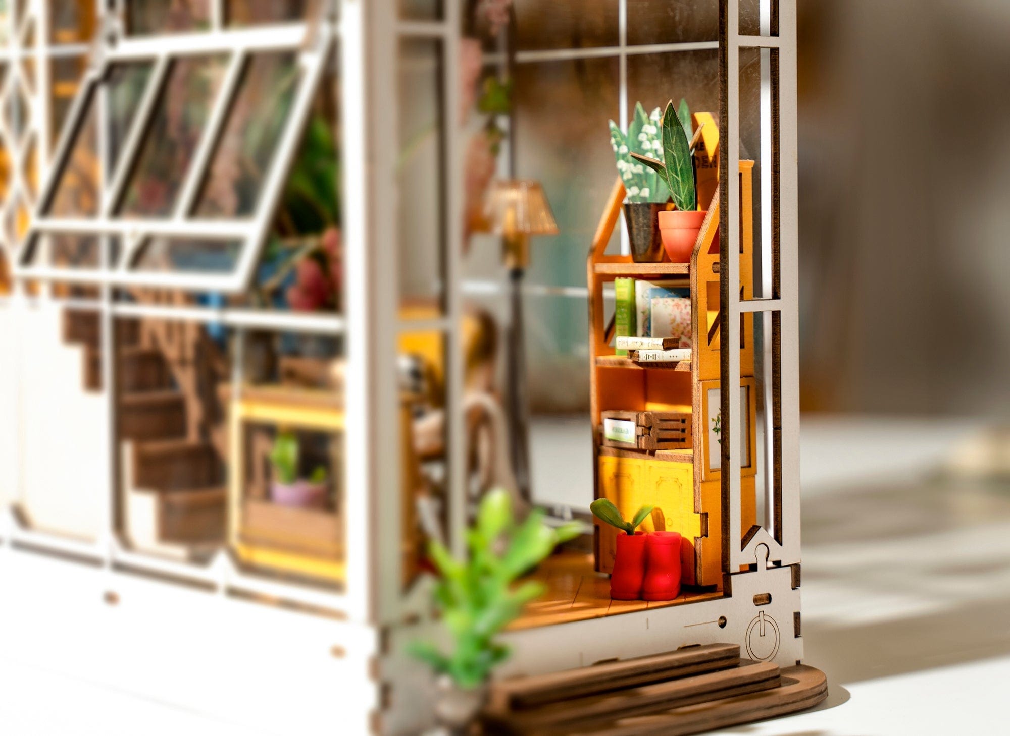 Hands Craft DIY Miniature House Book Nook Kit: Garden House Kawaii Gifts