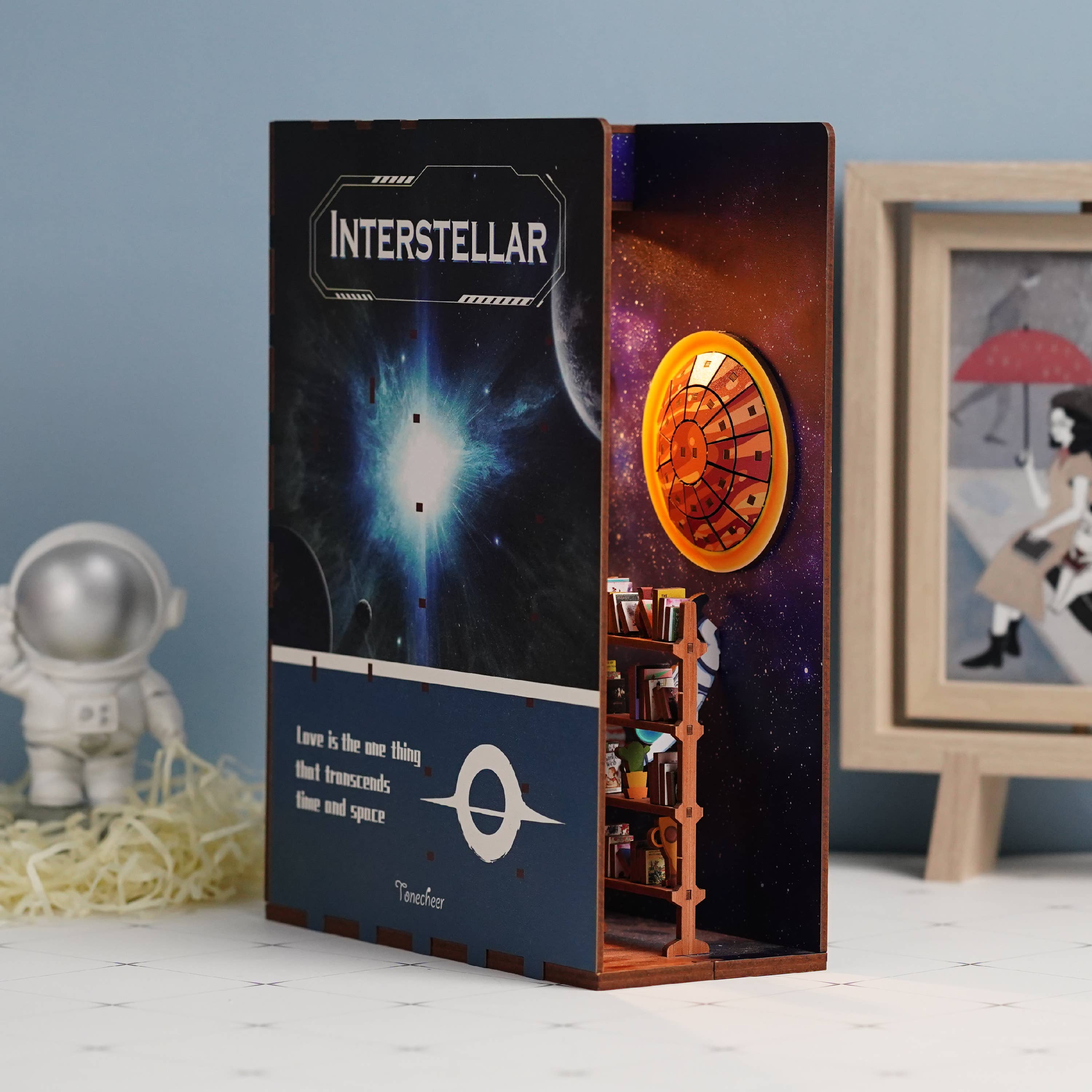 Hands Craft DIY Miniature House Book Nook Kit: Interstellar Kawaii Gifts