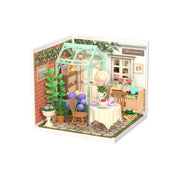 Hands Craft DIY Miniature House Kit: Blooming Tea Garden Kawaii Gifts