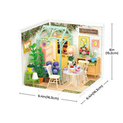 Hands Craft DIY Miniature House Kit: Blooming Tea Garden Kawaii Gifts