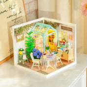 Hands Craft DIY Miniature House Kit: Blooming Tea Garden Kawaii Gifts