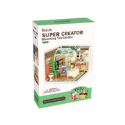 Hands Craft DIY Miniature House Kit: Blooming Tea Garden Kawaii Gifts