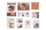 Hands Craft DIY Miniature House Kit: Breezy Time Cafe Kawaii Gifts