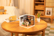 Hands Craft DIY Miniature House Kit: Breezy Time Cafe Kawaii Gifts