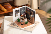 Hands Craft DIY Miniature House Kit: Breezy Time Cafe Kawaii Gifts