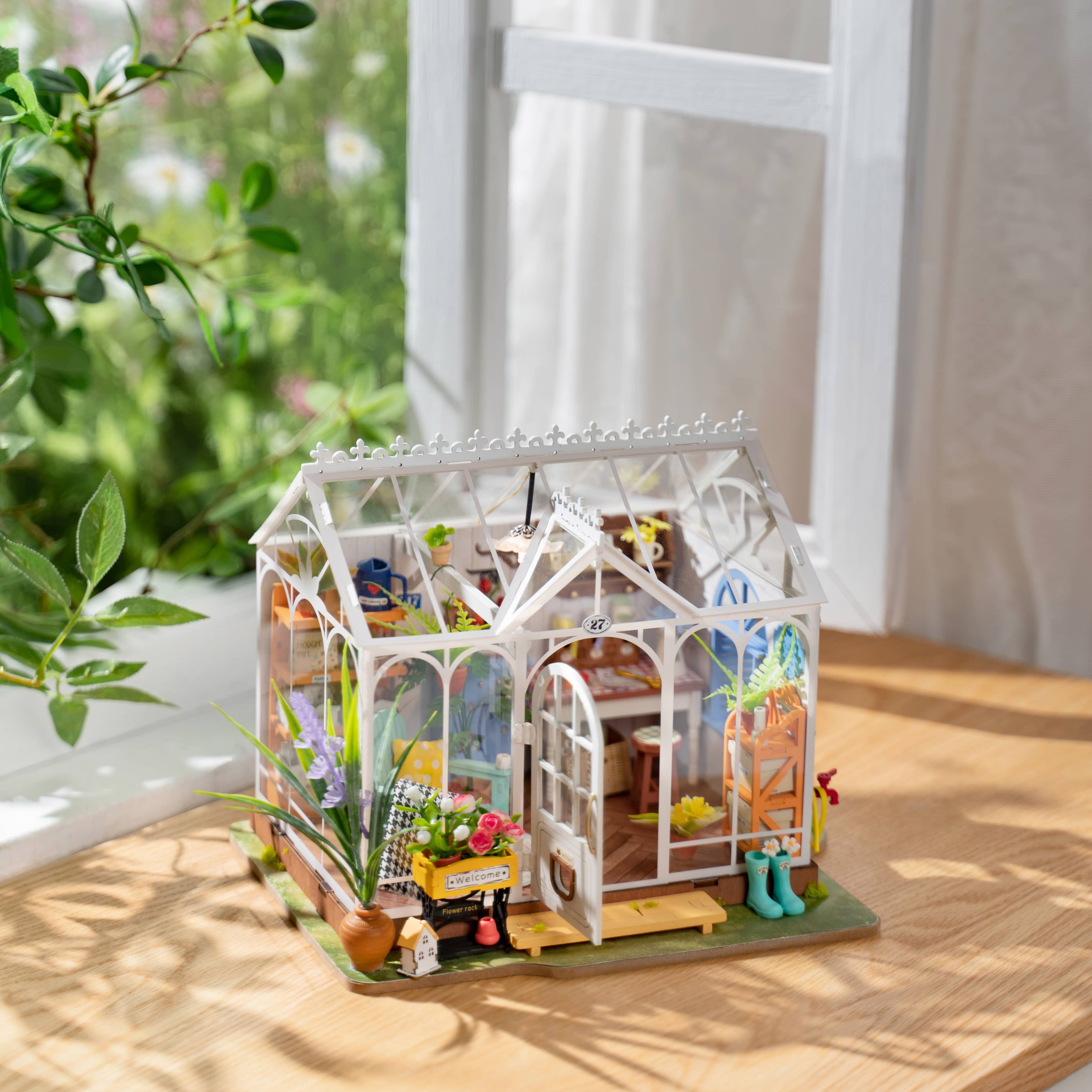 Hands Craft DIY Miniature House Kit: Dreamy Garden House Kawaii Gifts