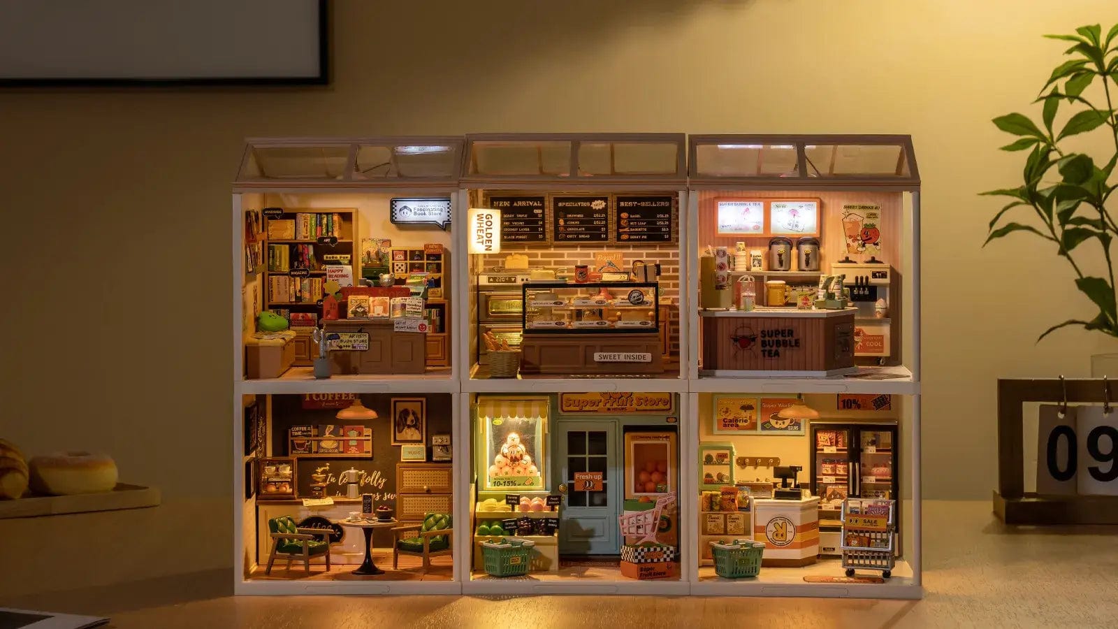 Miniature supply store shop
