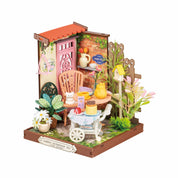 Hands Craft DIY Miniature House Kit: Fancy Tea Yard Kawaii Gifts