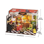 Hands Craft DIY Miniature House Kit: Garage Workshop Kawaii Gifts 810101581267