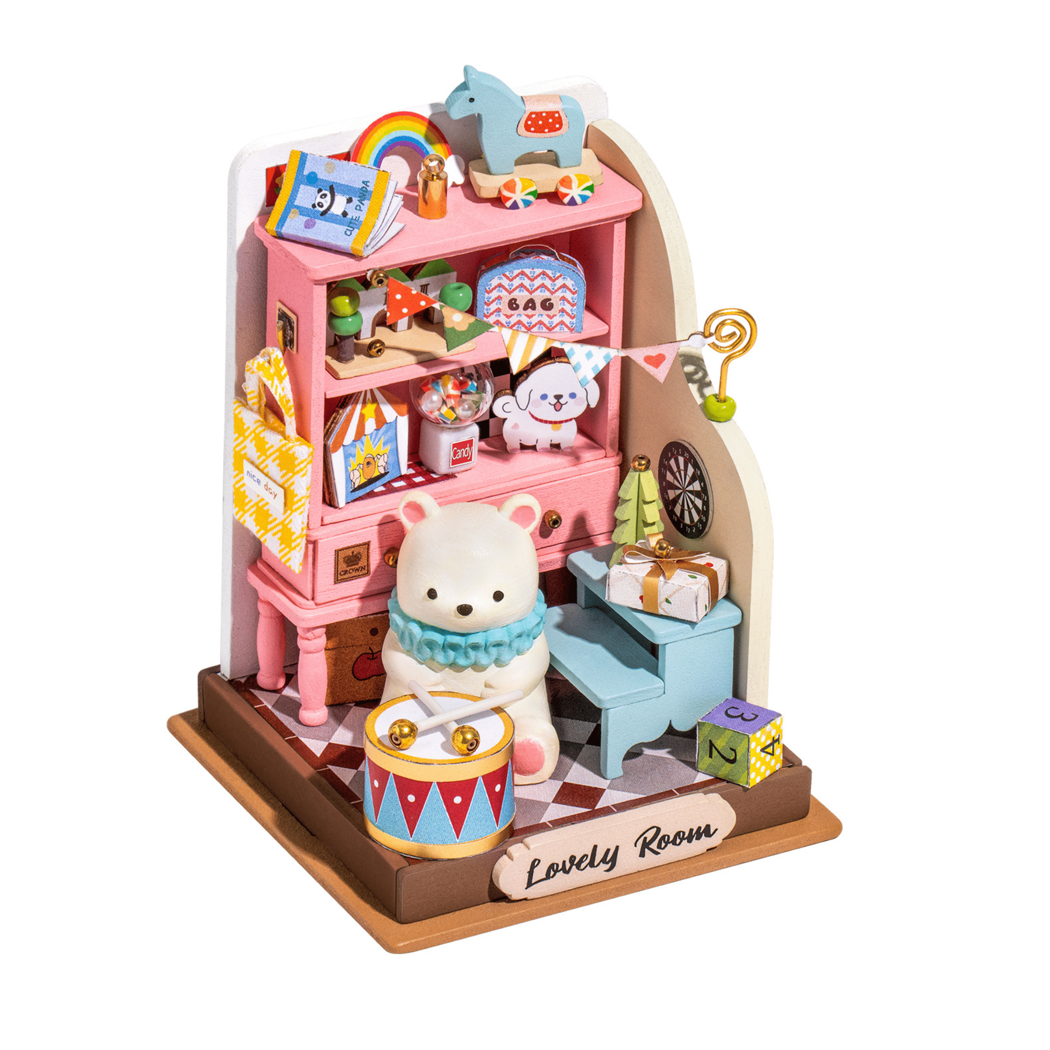 Hands Craft DS027, DIY Miniature House Kit: Childhood Toy House Kawaii Gifts