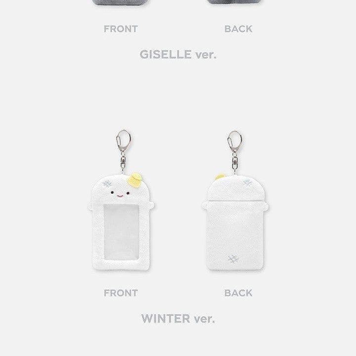 Hanteo [aespa] Synk : Parallel Line - Character Photocard Holder Set Kawaii Gifts