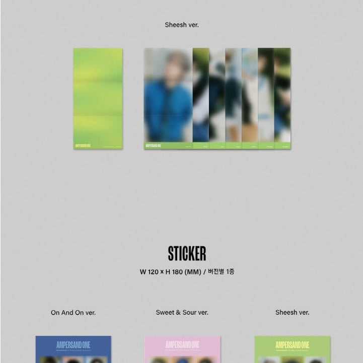 Hanteo AMPERS&ONE - 1st Single Album [Ampersandone] Kawaii Gifts