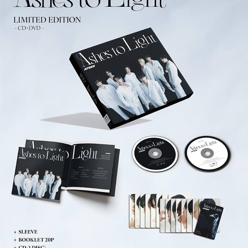 Hanteo ATEEZ - Ashes to Light (2nd Japanese Album) (Limited Edition) Kawaii Gifts