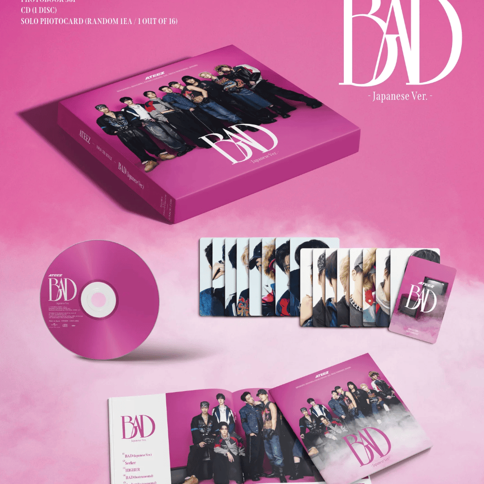 Hanteo ATEEZ - Bad (5th Japanese Single) (Limited Edition) A Kawaii Gifts