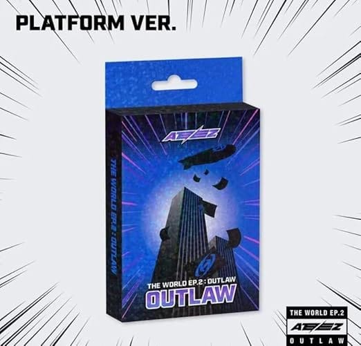 Hanteo ATEEZ - [The World EP.2: Outlaw] (Platform Ver.) Kawaii Gifts