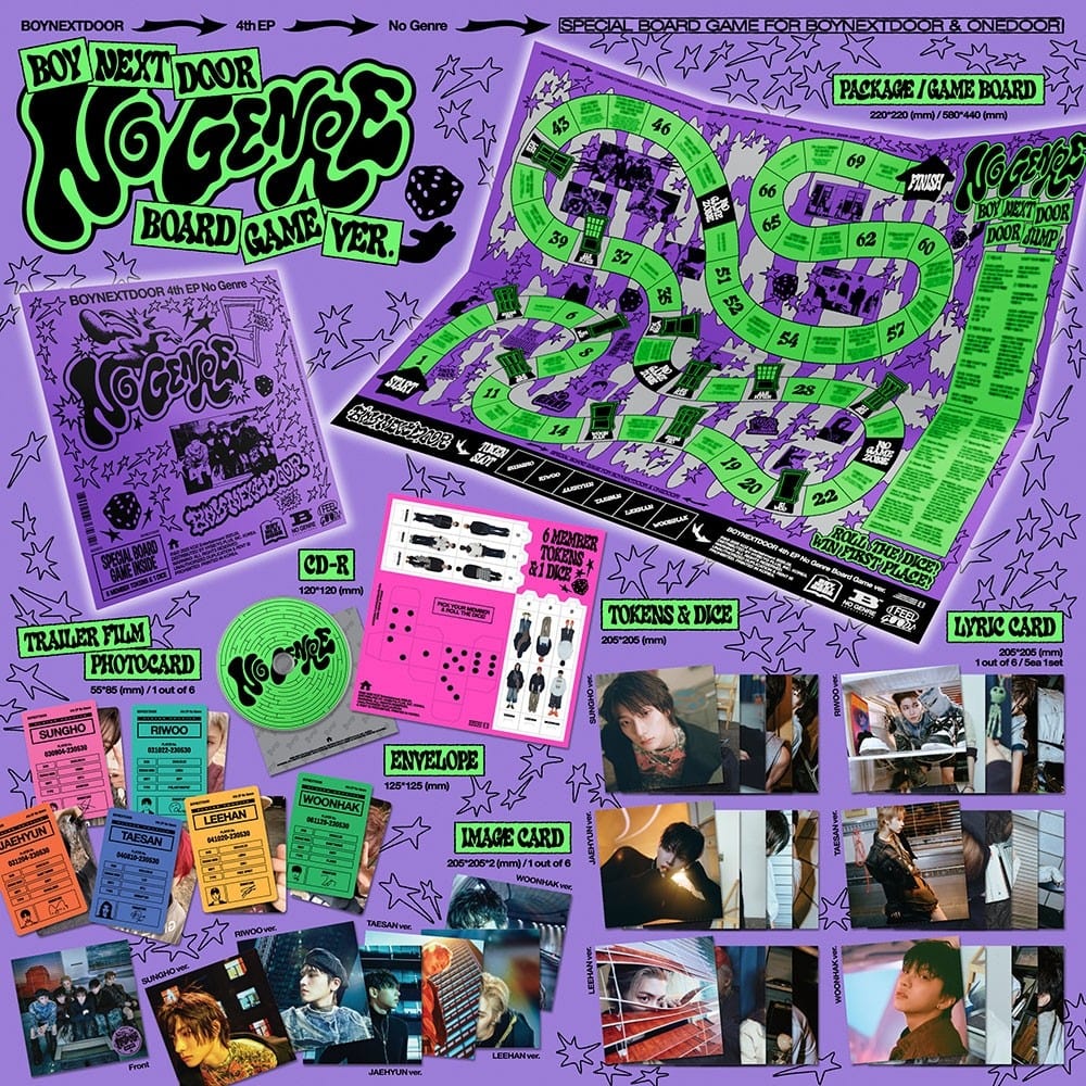 Hanteo BOYNEXTDOOR - 4th EP [No Genre] (Board Game Ver.) Kawaii Gifts