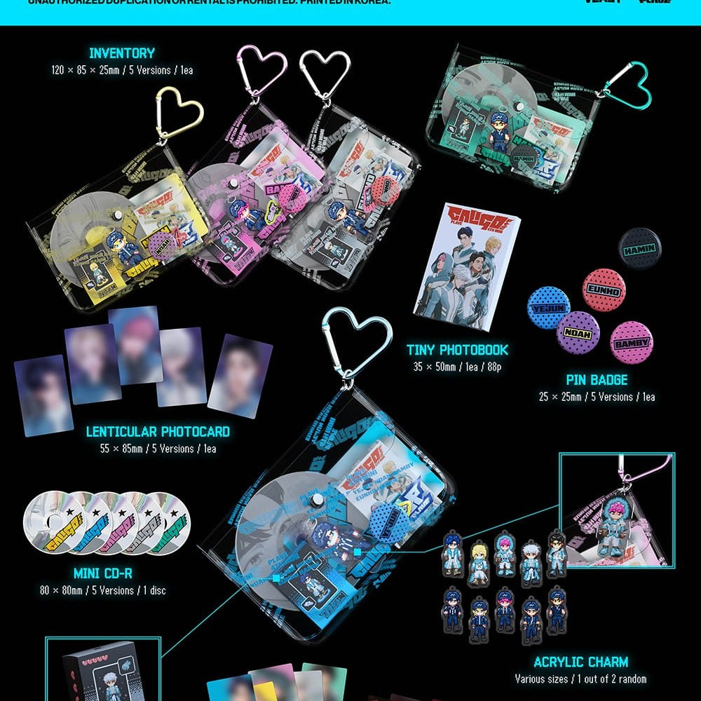 Hanteo PLAVE - 4th Mini Album 'Caligo Pt.2' (Inventory Ver.) Kawaii Gifts